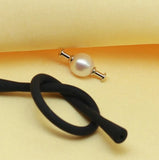 Natural 11-12mm Freshwater Pearl Silicone Bracelet 190mm