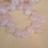 32 Beads Natural Gate Fluorite Aventurine Yellow Jade Rose Quartz Gemstone Beads