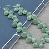 32 Beads Natural Gate Fluorite Aventurine Yellow Jade Rose Quartz Gemstone Beads