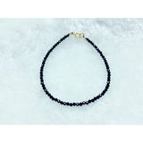 3mm Tourmaline Garnet Faceted Red Green Spinel Sand Bracelet