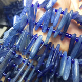 Kyanite Amazonite Natural Gemstone Beads for Jewelry Making Necklace Bracelet