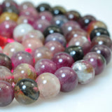 4-10mm Tourmaline Gemstone Loose Beads 15inch