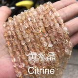 Amethyst Citrine Kunzite Prehnite Crystal Loose Beads 15inch