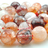 Yellow Iron Crystal Gemstone Round Beads for DIY Jewelry Making