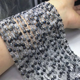Rutilated Quartz Faceted Coin Beads for Silver 925 Jewelry Making