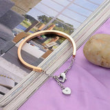 Personalised Stainless Steel Bangles for Women - Engrave Name Bracelets