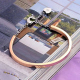 Personalised Stainless Steel Bangles for Women - Engrave Name Bracelets
