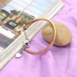 Personalised Stainless Steel Bangles for Women - Engrave Name Bracelets