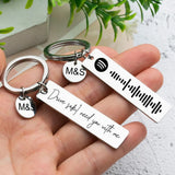 Personalized Stainless Steel Keychain for Family Lover