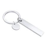 Personalized Stainless Steel Keychain for Family Lover