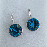 Bella Crystal Dangle Earrings For Women From Austria Round Earrings