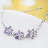 Flower Shape Hand Bracelets Jewelry Bracelets Argents Pour Femmes