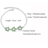 Flower Shape Hand Bracelets Jewelry Bracelets Argents Pour Femmes