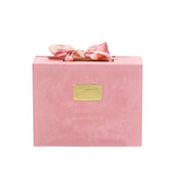 Custom European Flip Velvet Box with Ribbon Magnetic Gift Packaging