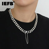 IEFB Men's Chain Necklace Solid Autumn 9A1542