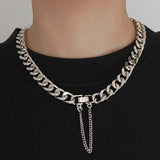 IEFB Men's Chain Necklace Solid Autumn 9A1542