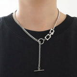 IEFB Pendant Necklace Steel Accessories Autumn Temperament