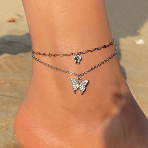 Boho Butterfly Anklet Jewelry Gift for Women