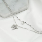 Silver Chain Anklet Butterfly Pendant Leg Bracelet Women's Leg Jewelry