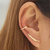 Bohemian Crystal Ear Cuff Wrap Clip Earrings For Women