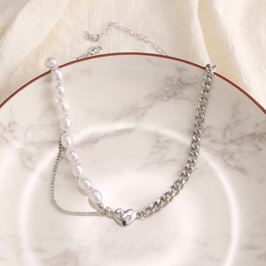 Punk Heart Choker Necklace for Women Jewelry