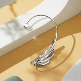 Crystal Wing Ear Cuff Clip Earring Wedding Jewelry