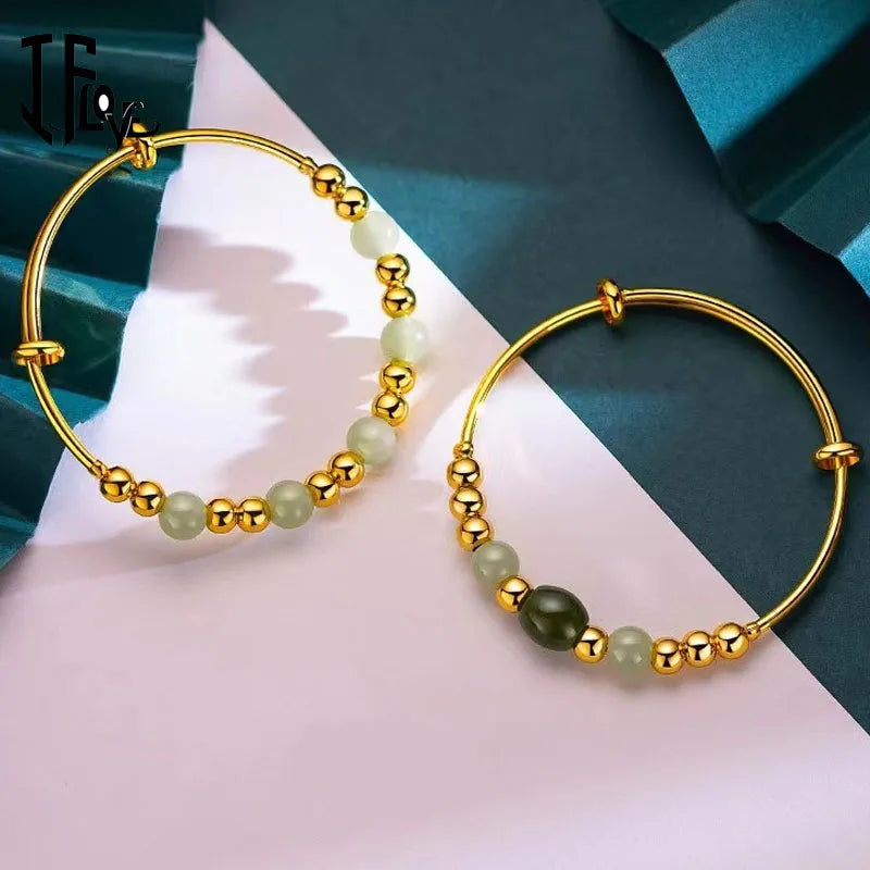 Vintage Beaded Bracelets for Women Retro Lady Bracelet