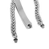316L stainless steel Cremation Jewelry Bracelet with Crystal Bangle DIY part