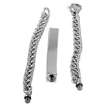 316L stainless steel Cremation Jewelry Bracelet with Crystal Bangle DIY part