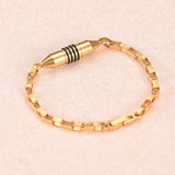 Stainless Steel Leather Cremation Urn Bangle Ashes Locket Bracelet