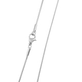 Snake Chain Necklace for DIY Pendant/Crystal,Gold/Rose/Black Stainless Steel