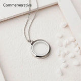 Glass Urn Locket Cremation Jewelry Memorial Necklace For Ashes