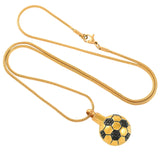 Stainless Steel Football Shape Cremation Necklace for Man