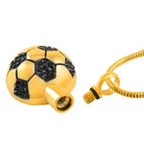 Stainless Steel Football Shape Cremation Necklace for Man