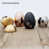 Personalized Mini Urn for Pets - Dog Paw Cremation Urn