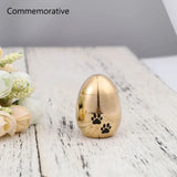 Personalized Mini Urn for Pets - Dog Paw Cremation Urn