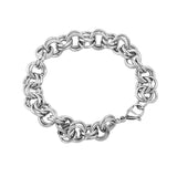 Thick stainless steel punk rock hot Link Chain Bracelets
