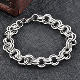 Thick stainless steel punk rock hot Link Chain Bracelets