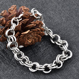 Thick stainless steel punk rock hot Link Chain Bracelets