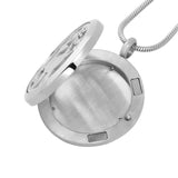 Stainless Steel Aromatherapy Perfume Essential Oil Diffuser Necklace