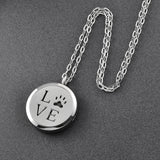 Aromatherapy Perfume Pendant Necklace - Stainless Steel Diffuser Locket