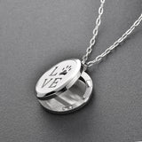 Aromatherapy Perfume Pendant Necklace - Stainless Steel Diffuser Locket