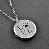 Aromatherapy Perfume Pendant Necklace - Stainless Steel Diffuser Locket