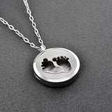 Baby Feet Magnet Aromatherapy Essential Oil Perfume Diffuser Necklace