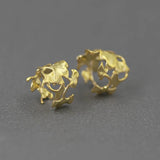 18K Plated Ginkgo Leaf Clip Earrings Women Ear Cuff Jewelry