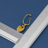 925 Silver Palette Cuff Ear Clip Earrings for Women