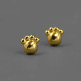925 Silver Cat Dog Paw Earrings Women Girls Jewelry