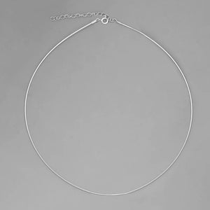 925 Silver Choker Necklace for Women Dainty Jewelry Gift