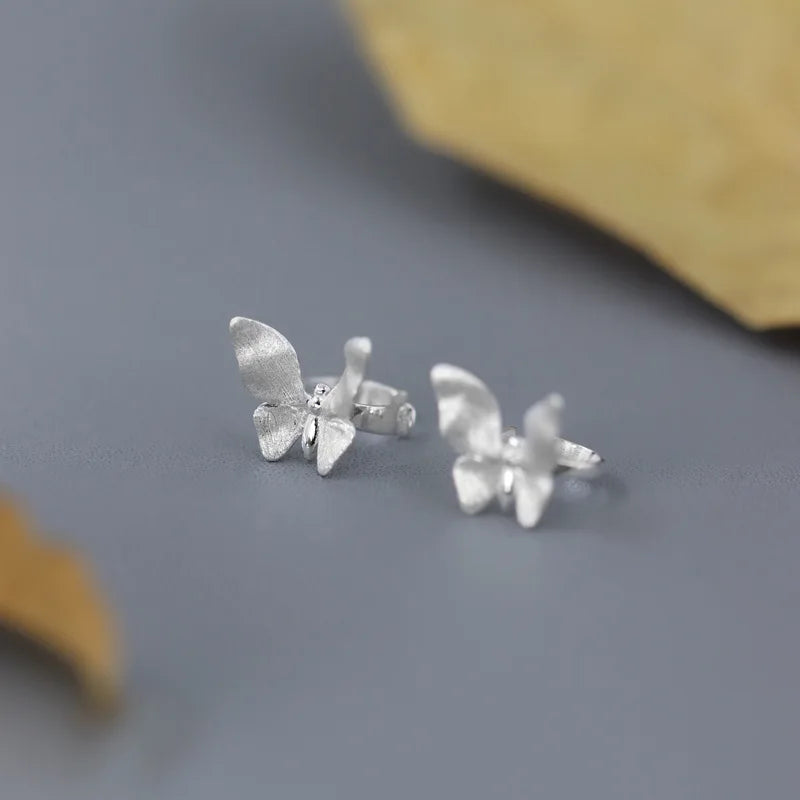 925 Silver Butterfly Ear Cuff Clip Earrings for Women