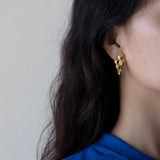 925 Silver Square Stud Earrings Jewelry